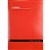 COLLINS A24 SERIES ACCOUNT BOOK 4 MONEY COLUMN FEINT RULED STAPLED 24 LEAF A4 RED