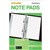 DEBDEN DAYPLANNER DESK EDITION REFILL NOTEPAD 216 X 140MM WHITE PACK 2