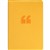 COLLINS EDGE NOTEBOOK RULED 240 PAGE RAINBOW EDGING A5 YELLOW