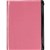 COLLINS FRAMEWORK NOTEBOOK RULED 192 PAGE RESEALABLE BAG COVER A5 PVC PINK