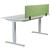 HEDJ ABOVE PET DESK MOUNTED SCREEN 1400 X 340MM GREEN