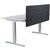HEDJ FRONT PET DESK MOUNTED SCREEN 1400 X 500MM CHARCOAL  LIGHT GREY
