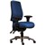 ERGOSELECT SPARK ERGONOMIC CHAIR HIGH BACK POLISHED ALUMINIUM BASE ADJUSTABLE ARMS CLEVER