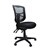 BURO METRO TASK CHAIR MEDIUM MESH BACK SEAT SLIDE 3LEVER BLACK NYLON BASE