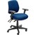 BURO ROMA TASK CHAIR MEDIUM BACK 3LEVER ARMS JETT DARK BLUE