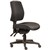 ERGOSELECT SPARK ERGONOMIC CHAIR MEDIUM BACK BLACK NYLON BASE HIP