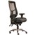 ERGOSELECT SWIFT ERGONOMIC CHAIR HIGH MESH BACK POLISHED ALUMINIUM BASE ADJUSTABLE ARMS HIP