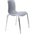 DAL ACTI CHAIR 4LEG CHROME FRAME LIGHT GREY POLYPROP SHELL 350MM