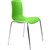 DAL ACTI CHAIR 4LEG CHROME FRAME GREEN POLYPROP SHELL 350MM
