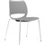 DELTA 4LEG CHAIR CHROME FRAME POLYPROP SHELL LIGHT GREY