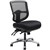 ERGOSELECT SWIFT XL GELFORM ERGONOMIC CHAIR HIGH MESH BACK XL SEAT POLISHED ALUMINIUM BASE DESERTER