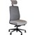 JIRRA CHAIR HIGH MESH BACK HEADREST GREY