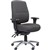 ERGOSELECT SPARK POSTURESOFT ERGONOMIC CHAIR HIGH BACK POLISHED ALUMINIUM BASE ADJUSTABLE ARMS EBONY