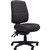 ERGOSELECT SPARK POSTURESOFT ERGONOMIC CHAIR HIGH BACK BLACK NYLON BASE EBONY