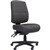 ERGOSELECT SPARK XL POSTURESOFT ERGONOMIC CHAIR HIGH BACK XL SEAT GEL LUMBAR BLACK NYLON BASE EBONY