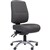 ERGOSELECT SPARK XL POSTURESOFT ERGONOMIC CHAIR HIGH BACK XL SEAT POLISHED ALUMINIUM BASE EBONY