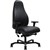 SERATI HIGH BACK CHAIR PROCONTROL SYNCHRO ADJUSTABLE ARMREST BLACK ALUMINIUM BASE FOOTPLATES NEO BLACK LEATHER