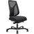 SERATI HIGH MESH BACK CHAIR BODYWEIGHT SYNCHRO BLACK ALUMINIUM BASE FOOTPLATES GABRIEL FIGHTER BLACK FABRIC