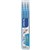 PILOT BLSFR7 FRIXION ERASABLE ROLLERBALL GEL REFILL MEDIUM 07MM LIGHT BLUE PACK 3