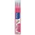 PILOT BLSFR7 FRIXION ERASABLE ROLLERBALL GEL REFILL MEDIUM 07MM PINK PACK 3