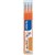 PILOT BLSFR7 FRIXION ERASABLE ROLLERBALL GEL REFILL MEDIUM 07MM ORANGE PACK 3