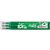 PILOT BLSFR7 FRIXION ERASABLE ROLLERBALL GEL REFILL MEDIUM 07MM GREEN PACK 3