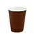 CAPRI RIPPLE DOUBLE WALL COFFEE CUP 12OZ BROWN BOX 500