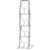 DEFLECTO PORTABLE CONCERTINA DISPLAY STAND A4 CHROMECLEAR