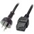 LINDY 30359 UPS POWER CABLE 10A 3PIN PLUG TO IEC C19 SOCKET 2M BLACK