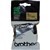 BROTHER M821 NON LAMINATED LABELLING TAPE 9MM BLACK ON GOLD