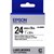 EPSON LABELWORKS LK TAPE 24MM X 9M BLACK ON WHITE