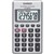 CASIO HL820 POCKET CALCULATOR 8 DIGIT GREY
