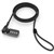 COMPULOCKS UNIVERSAL SECURITY COMBINATION CABLE LOCK BLACK