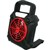 DORCY D3115 LED MINI FAN LIGHT BLACKRED