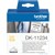 BROTHER DK11234 ADHESIVE NAME BADGE LABELS 60 X 86MM WHITE ROLL 260