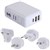 JACKSON PTA7723 WORLDWIDE TRAVEL USB CHARGER WHITE