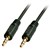 LINDY 35642 35MM STEREO AUDIO CABLE 2M BLACK