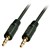 LINDY 35643 35MM STEREO AUDIO CABLE 3M BLACK