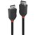 LINDY 36492 BLACK LINE DISPLAYPORT 12 CABLE 2M BLACK