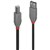 LINDY 36670 ANTHRA LINE USBA TO USBB 20 CABLE 02M BLACK