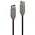 LINDY 36691 ANTHRA LINE USBA TO USBA 20 CABLE 05M BLACK