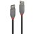 LINDY 36695 ANTHRA LINE USBA TO USBA 20 CABLE 5M BLACK