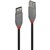 LINDY 36700 ANTHRA LINE USBA 20 EXTENSION CABLE 02M BLACK