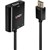 LINDY 38285 ADAPTER CONVERTER HDMI TO VGA AND AUDIO 100MM BLACK