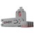 LINDY 40450 USB PORT BLOCKER WITH KEY PACK 4 PINK