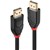 LINDY 41078 ACTIVE DISPLAYPORT CABLE 12 10M BLACK