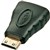 LINDY 41207 ADAPTER HDMI FEMALE TO MINI HDMI MALE BLACK