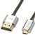 LINDY 41680 CROMO LINE SLIM HDMI TO MICRO HDMI CABLE WITH ETHERNET 500MM BLACK