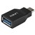 LINDY 41899 PREMIUM ADAPTER USB C MALE TO USB A FEMALE BLACK