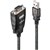 LINDY 42686 USB SERIAL CONVERTER WITH COM RETENTION GREY